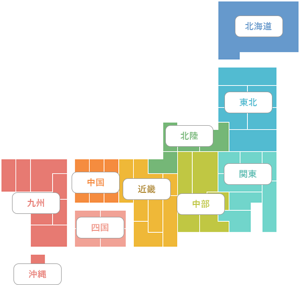 地図から地区を選択